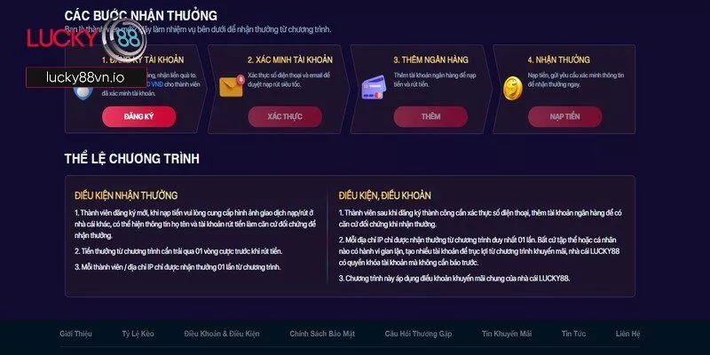 Tặng Tiền Nạp Lucky88 Người Mới - Quà Chào Đón Tân Binh 2025 Một số quy định chung cần nắm vững khi nhận thưởng